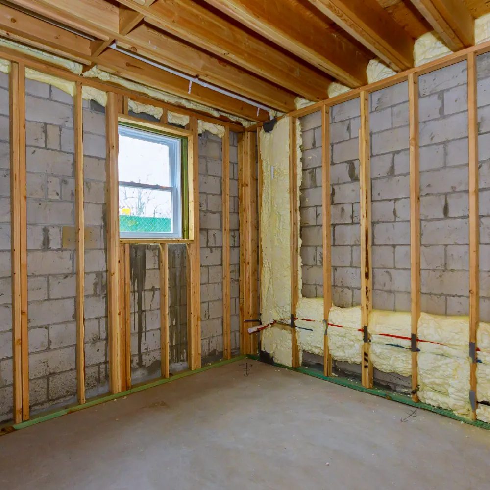 Basement Remodeling project view 1