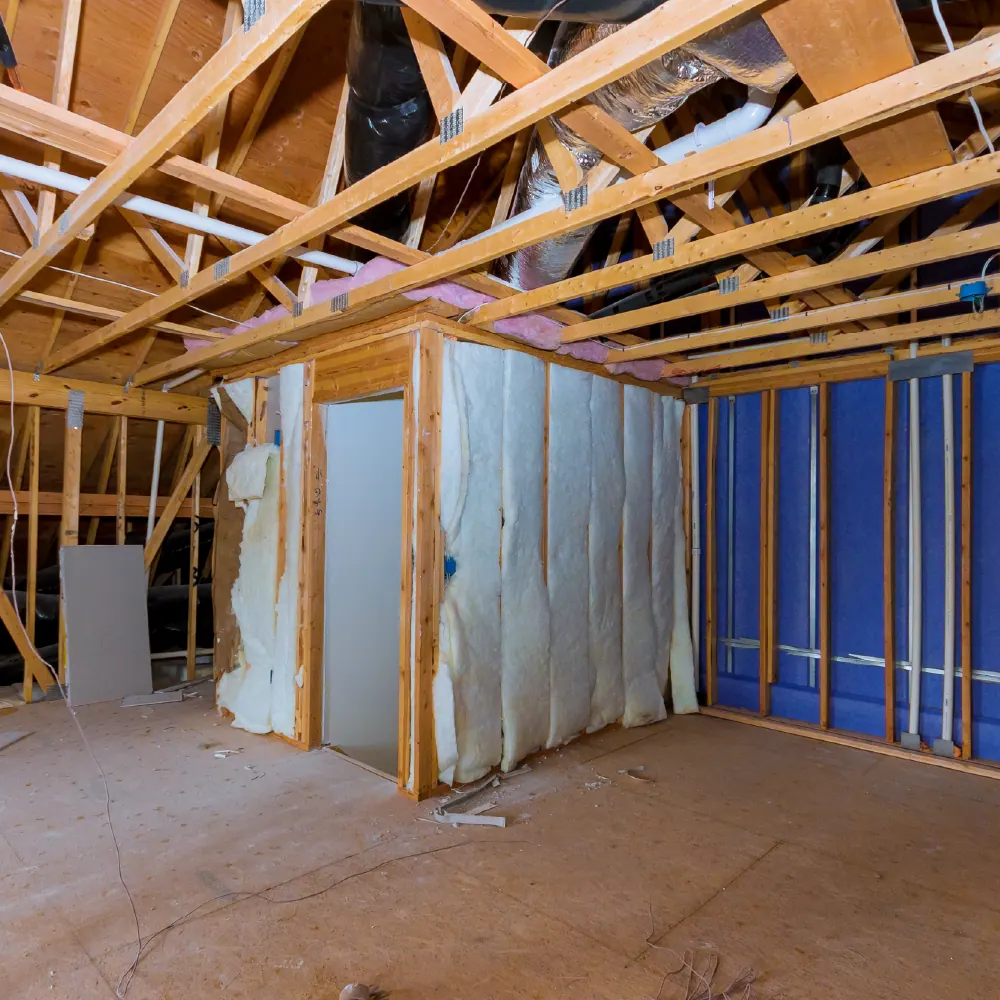 Basement Remodeling project view 2